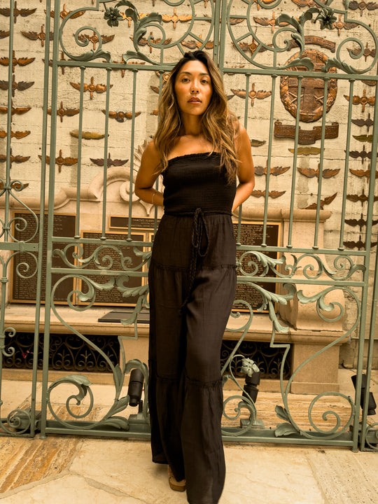 Moon Shadow  Black Jumpsuit