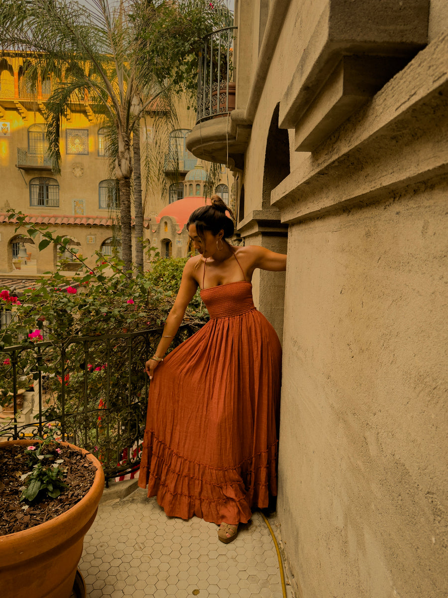 Paradise Found Maxi  - Terracotta