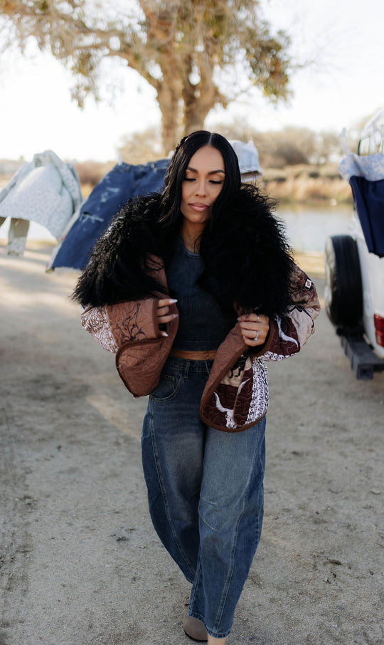 The  Cottage Core Quilted Jackets