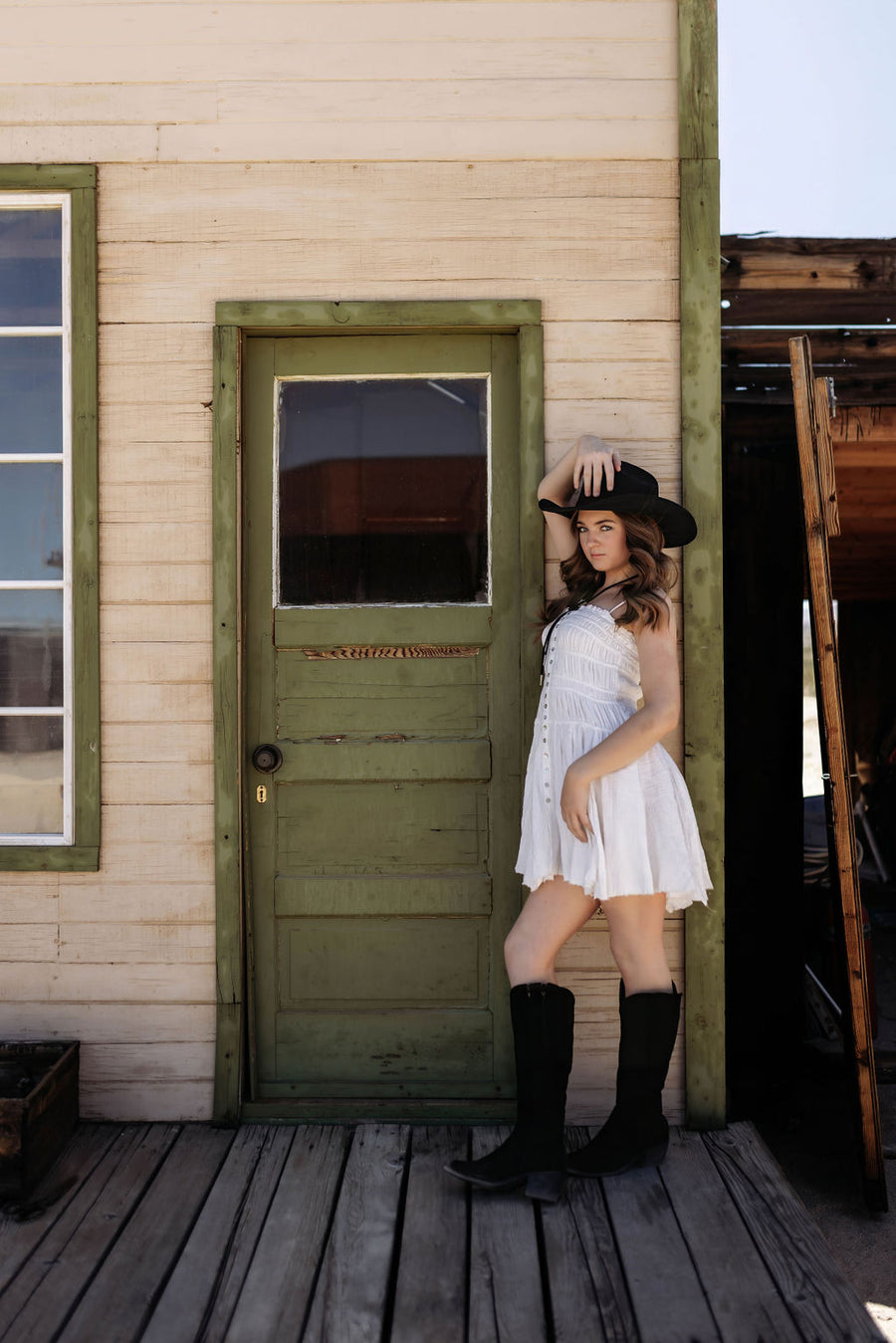 The Little White Lie - Mini Dress