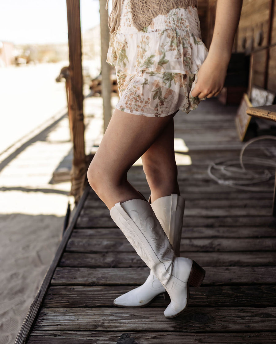 The Rodeo Ruffle Mini Skirt