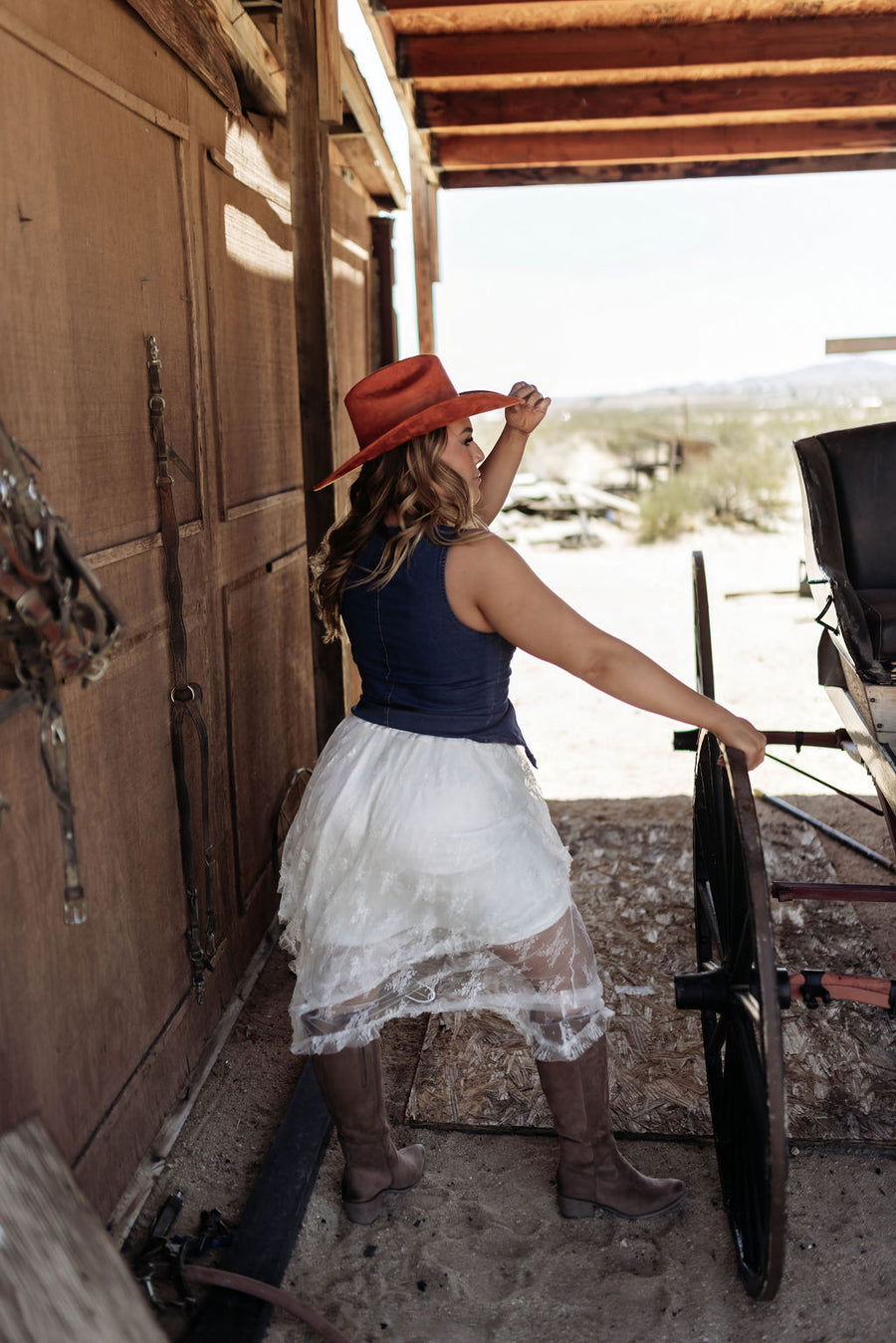 The Hell-bound Lace Maxi Skirt