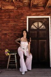 Backroad Baby Denim Jumpsuit - Pink