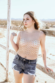 DRIP’N IN DIAMONDS RHINESTON TOP
