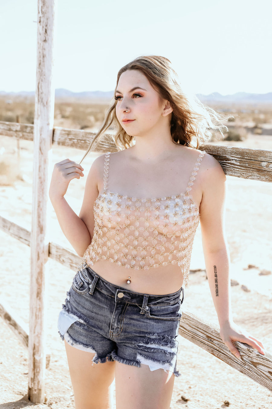 DRIP’N IN DIAMONDS RHINESTON TOP