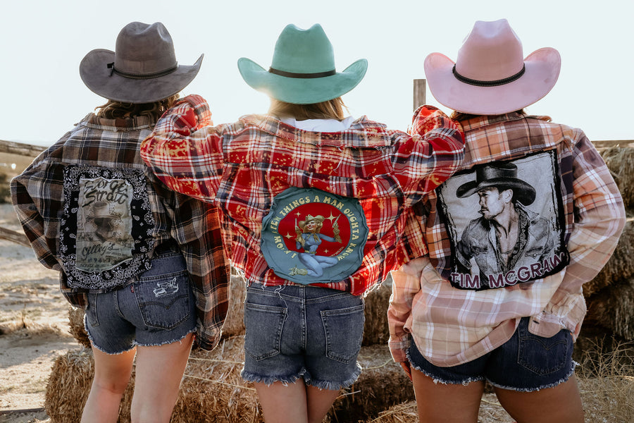 GARAGE FLANNELS - CROP VINTAGE