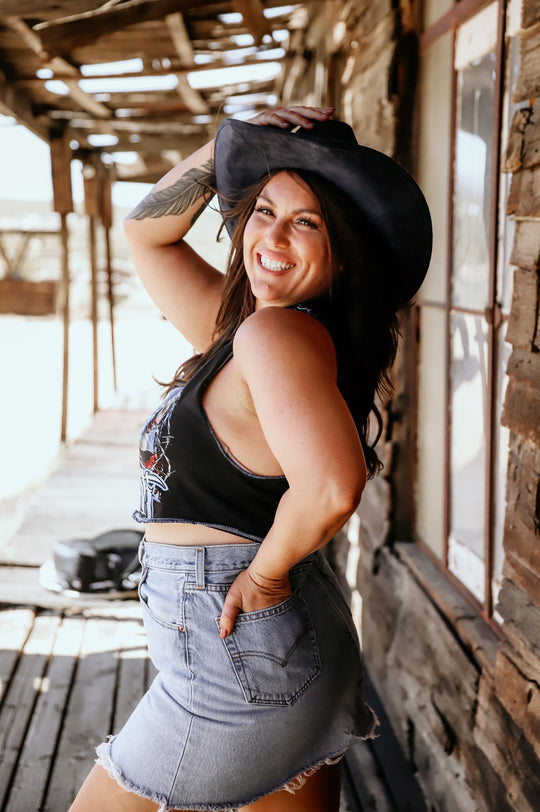 GARAGE  VINTAGE MINI SKIRT