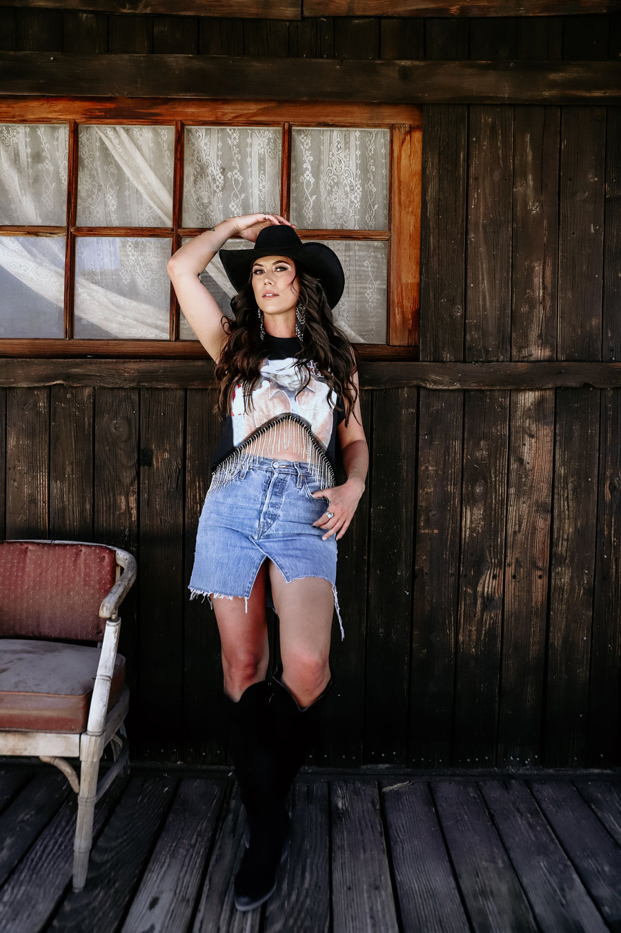 GARAGE  VINTAGE MINI SKIRT