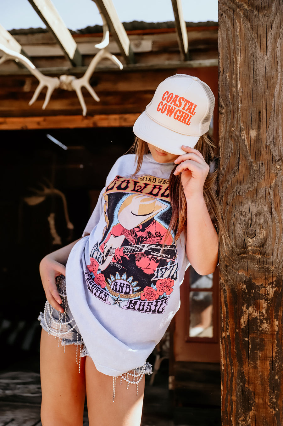 Cowboys and Country Music - Oversized Tee