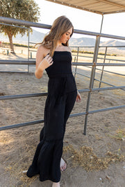 Moon Shadow  Black Jumpsuit
