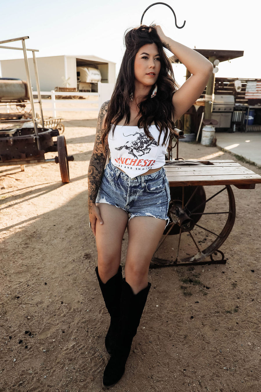 GARAGE SHIRT- BUSTIER