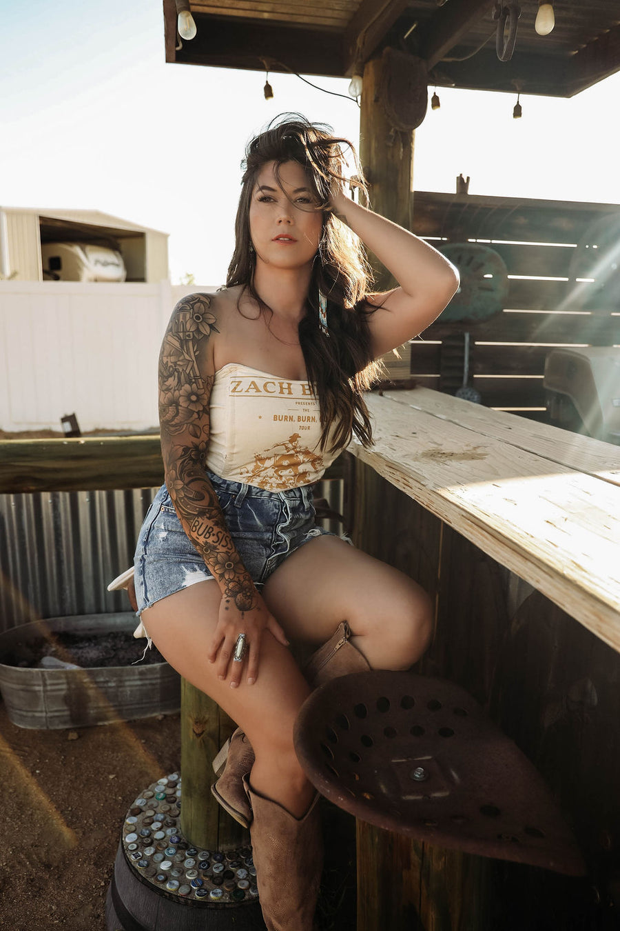 GARAGE SHIRT- BUSTIER