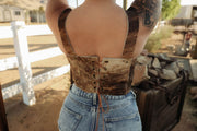 Bronco Bella Bustier - Genuine Cowhide