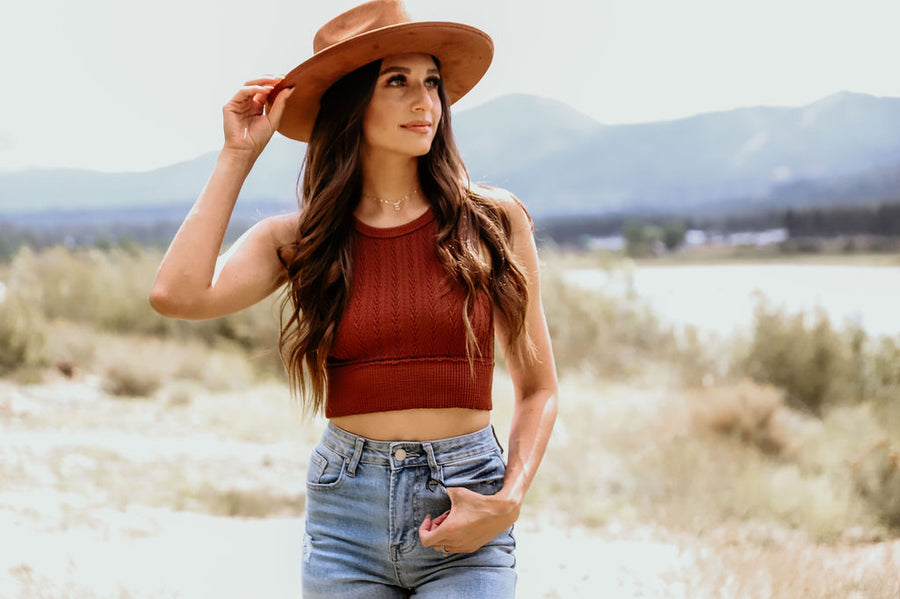 Blake Curled Pencil Brim