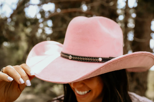 THE LEGEND COWBOY HATS - BABY PINK