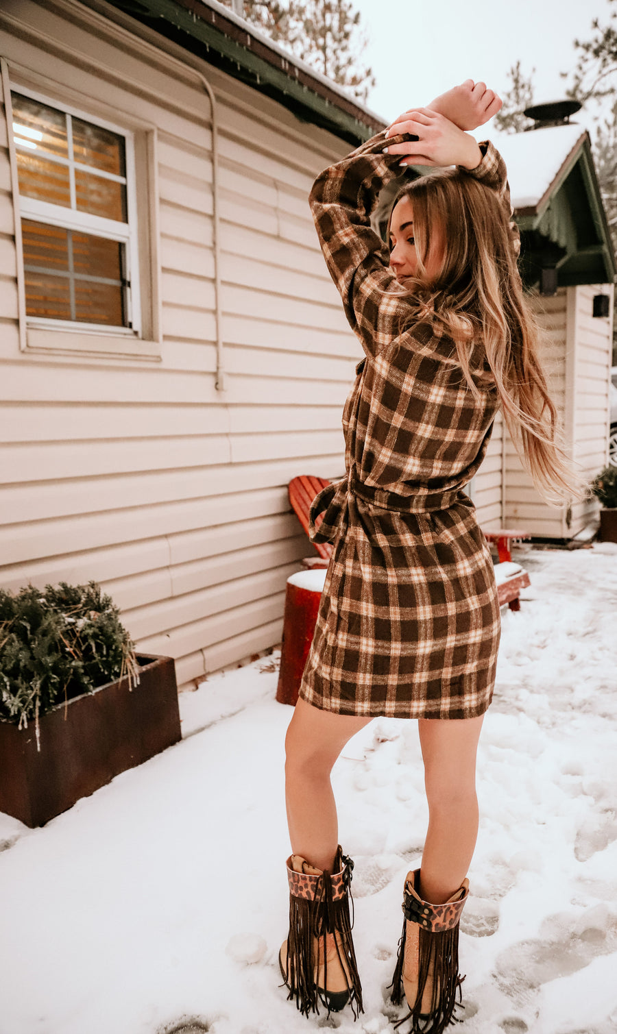 CAMERON CORDUROY / FLANNEL SHIRT DRESS