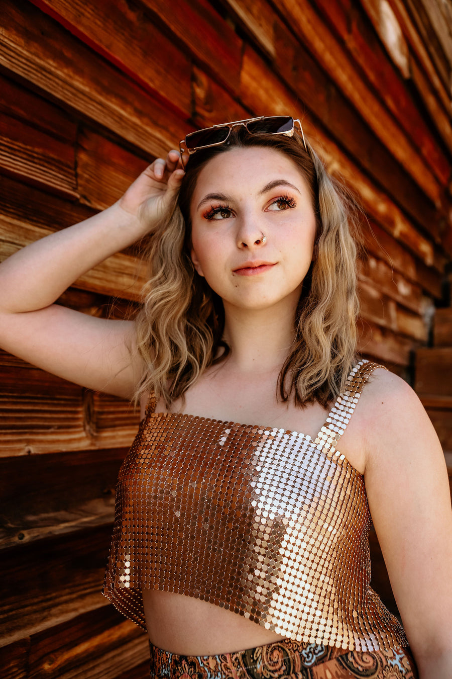 DISCO DOLLY SEQUIN TANK TOP