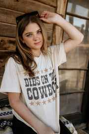 DIBS ON THE COWBOY GRAPHIC TEE-BEST SELLER