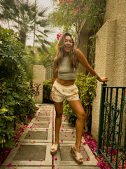 Wildflower Linen  Shorts