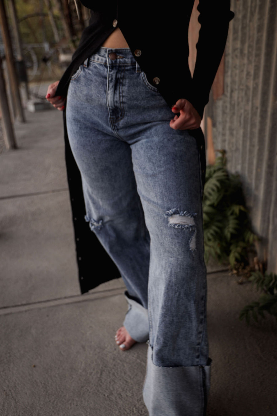 The Scout Cuff Straight Leg Denim