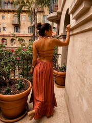Paradise Found Maxi  - Terracotta