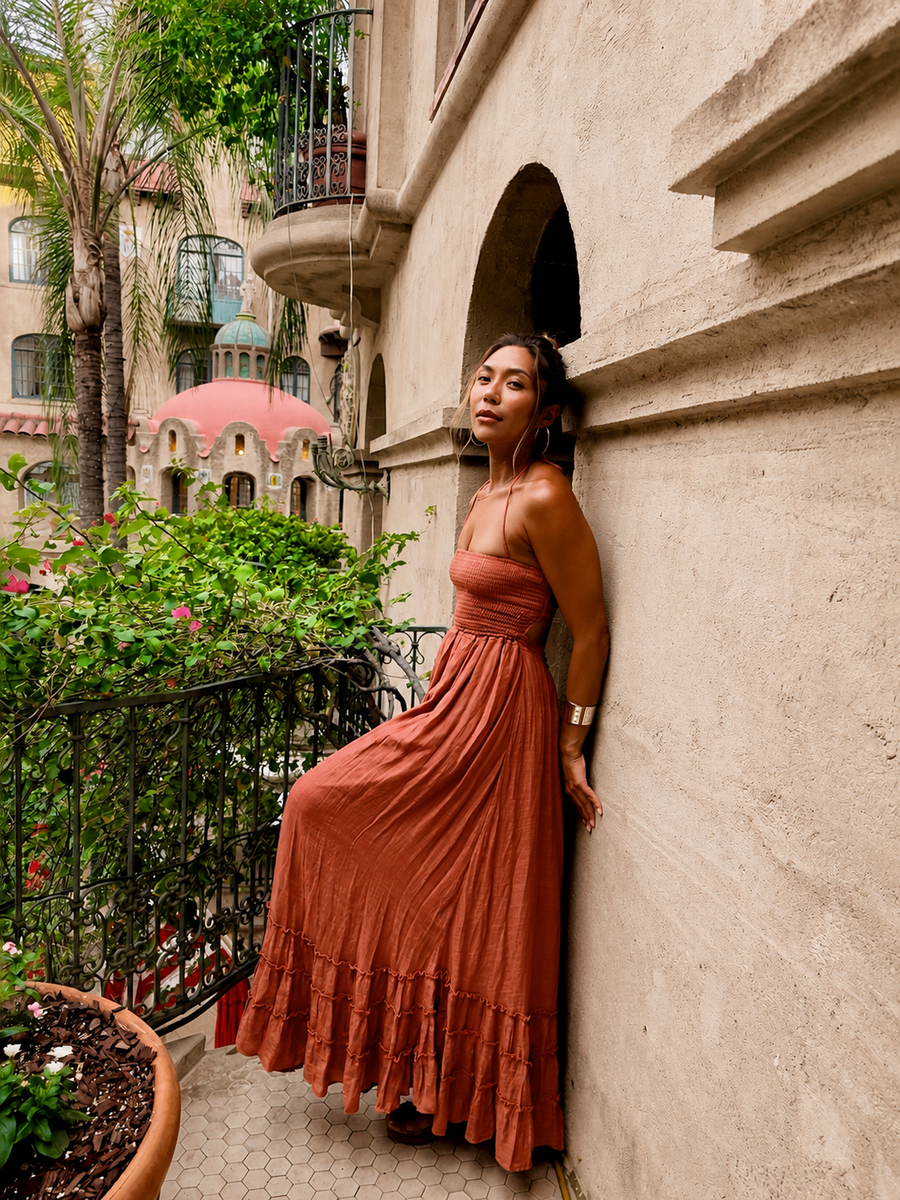 Paradise Found Maxi  - Terracotta