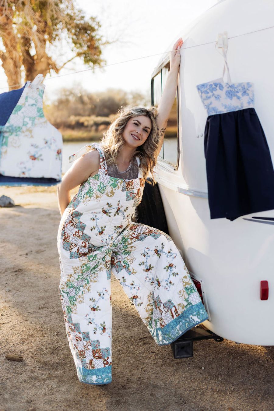 Cottage Core  Quilted  Jumpsuits