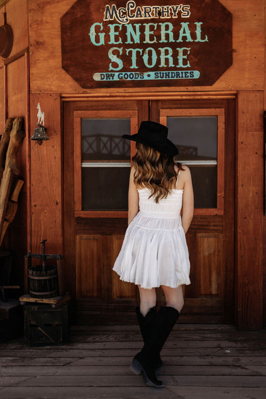 The Little White Lie - Mini Dress