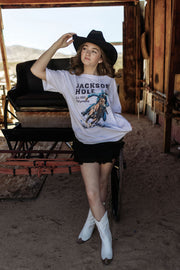 Cami White Oversized  Graphic Tee
