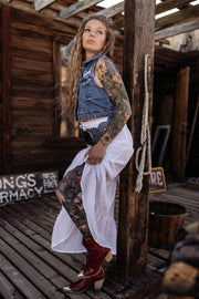 Backroad Halo  Maxi Skirt - White