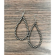 Navajo Pearl  Tear Drop Earrings