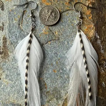Feather Earrings - Small