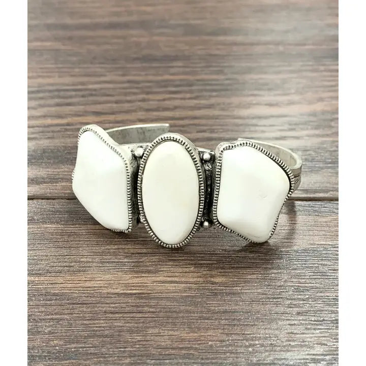 Stone Cuff Bracelets