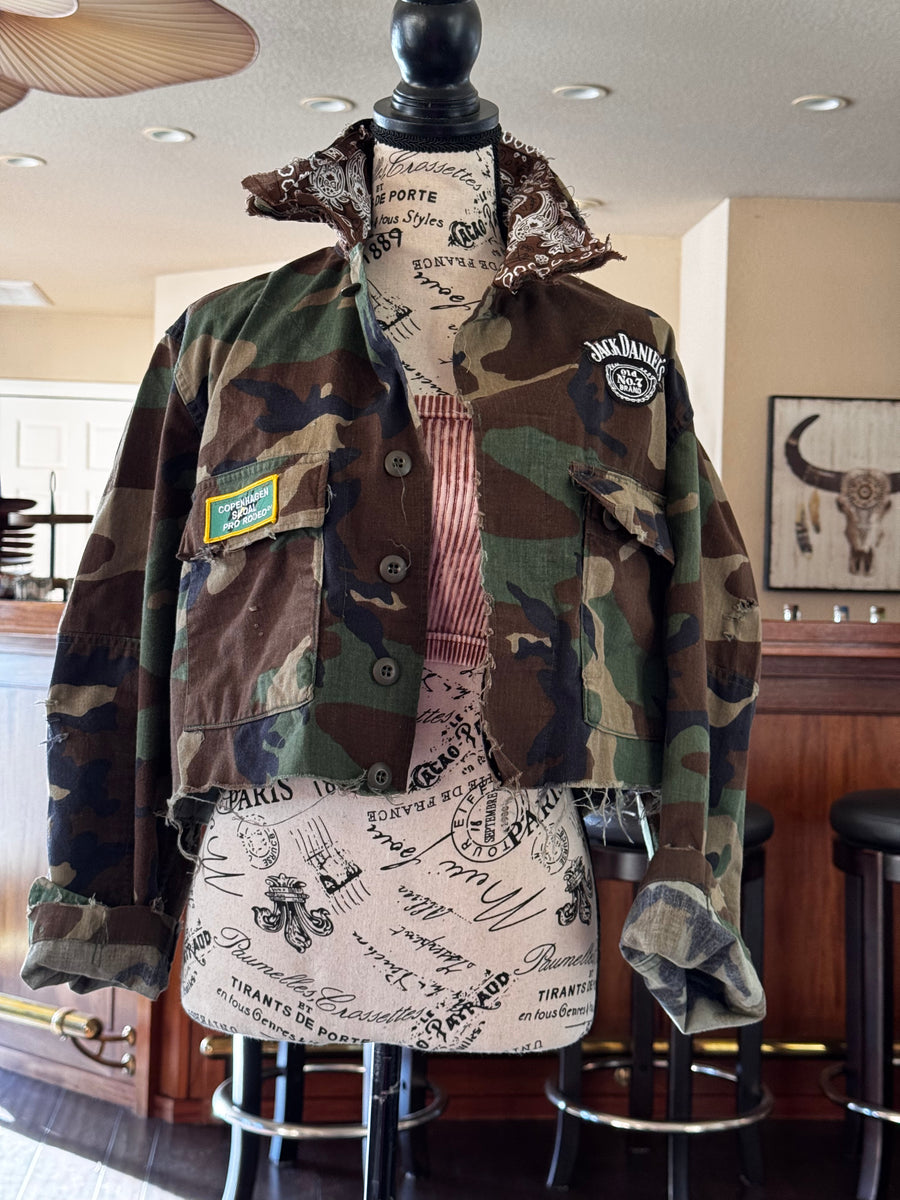 GARAGE CAMO CROP JACKETS VINTAGE