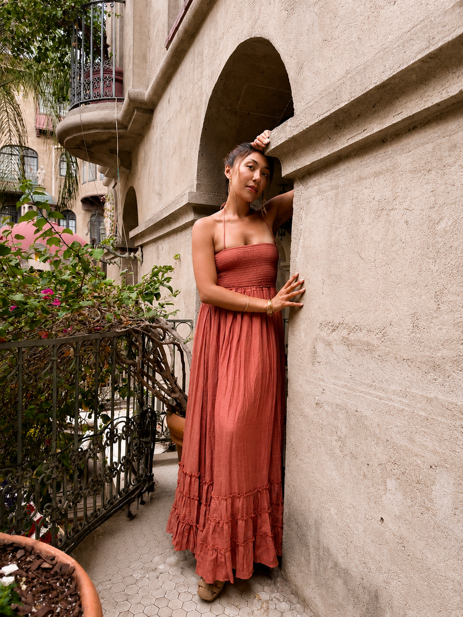 Paradise Found Maxi  - Terracotta