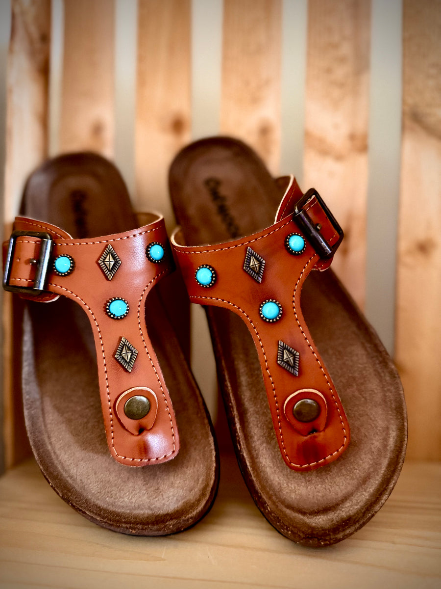 Turquoise Sandals