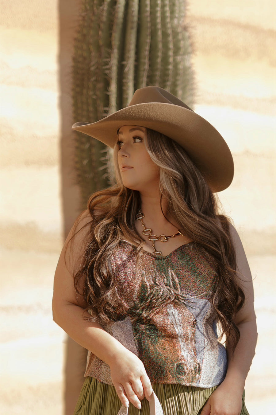 Heirloom Wild Horses Tapestry Bustier