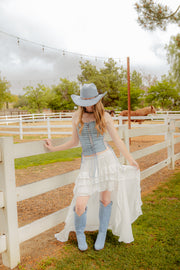 Desert Drift Hi- Lo Maxi Skirt