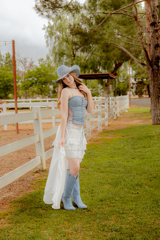 Desert Drift Hi- Lo Maxi Skirt