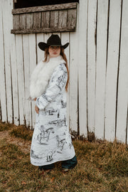 Cowboy Couture Duster - Noir Story