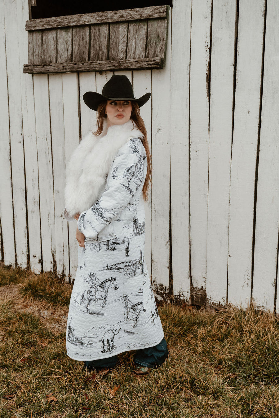 Cowboy Couture Duster - Noir Story
