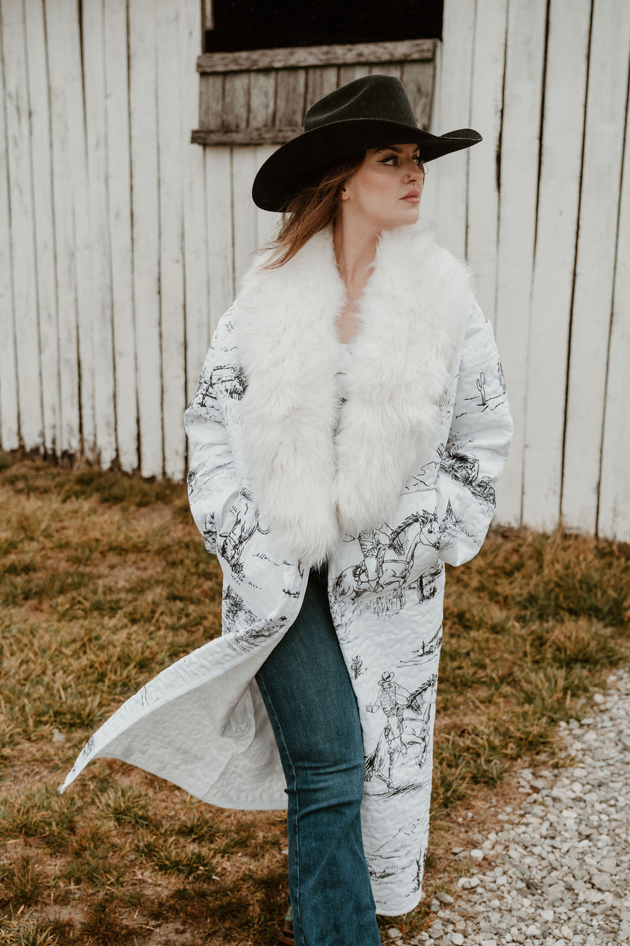 Cowboy Couture Duster - Noir Story