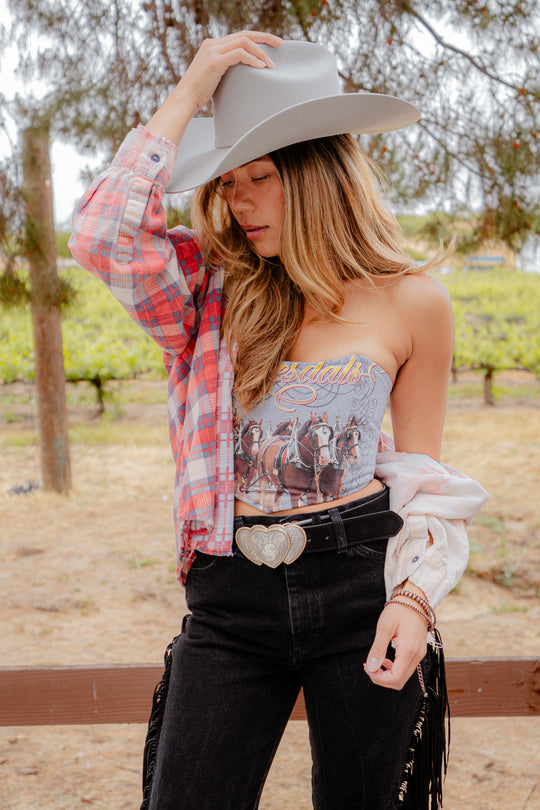 GARAGE SHIRT- BUSTIER