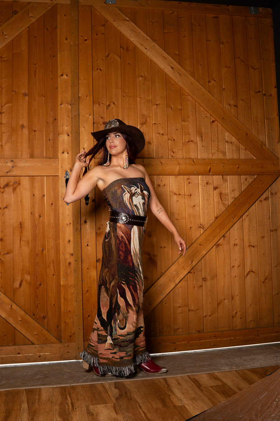 Sierra Tapestry Maxi Dress