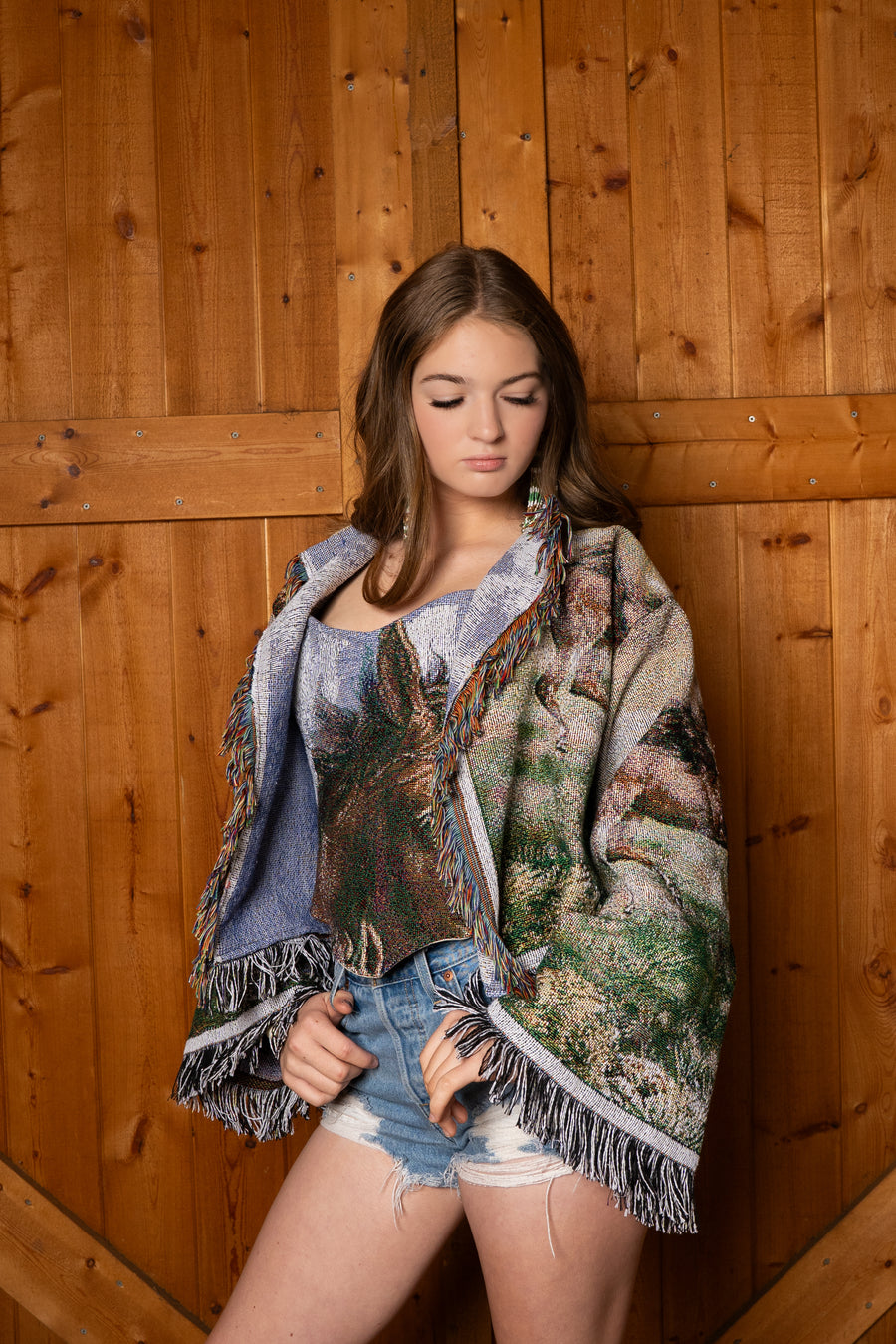 Heirloom Wild Horses Tapestry Jacket