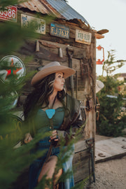 The Laramie  Leather Bolo