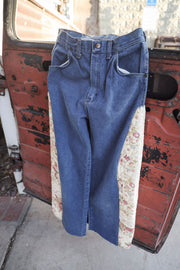 Vintage Quilted Panel Jeans