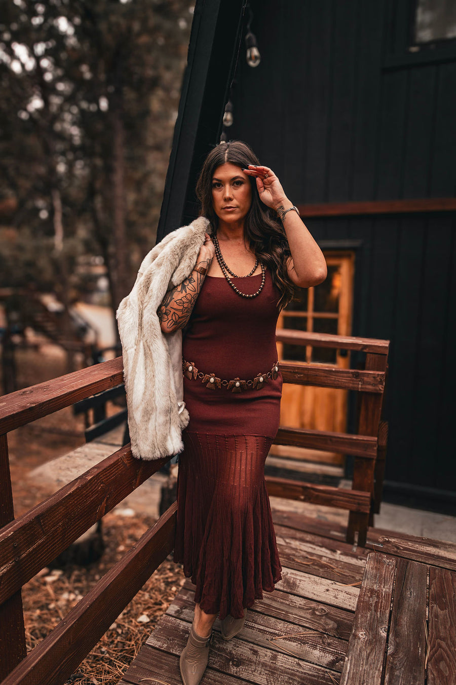 The Merlot Maxi Dress