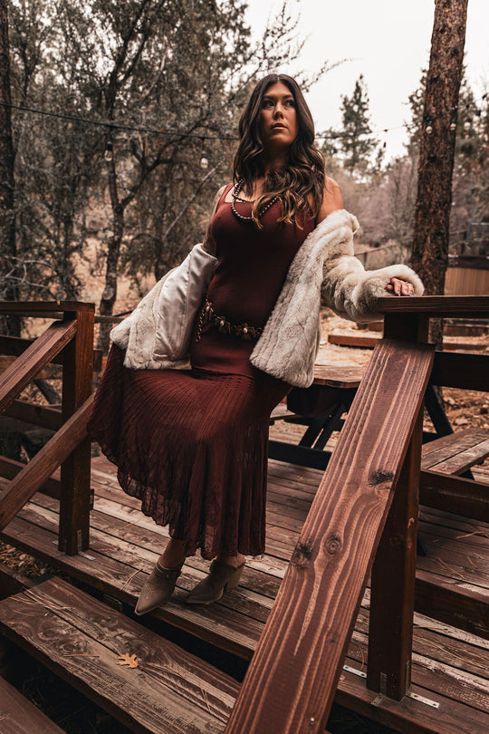 The Merlot Maxi Dress