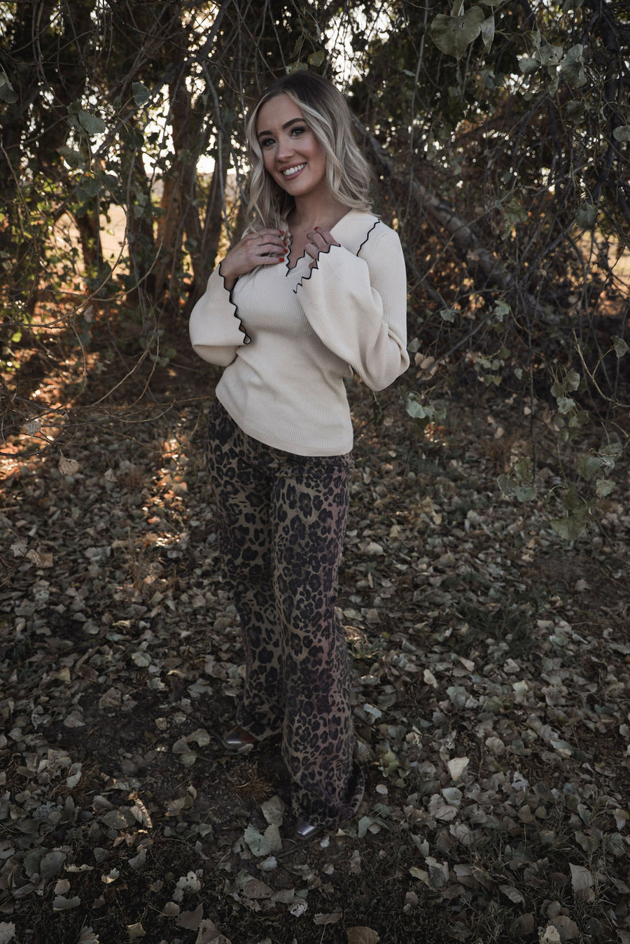 Highland Leopard Print Pant